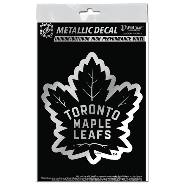 Wholesale-Toronto Maple Leafs Decal Metallic 3" x 5"