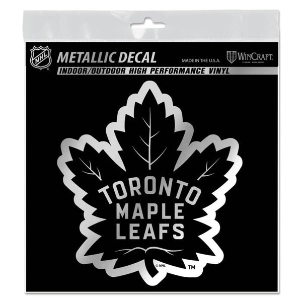 Wholesale-Toronto Maple Leafs Decal Metallic 6" x 6"