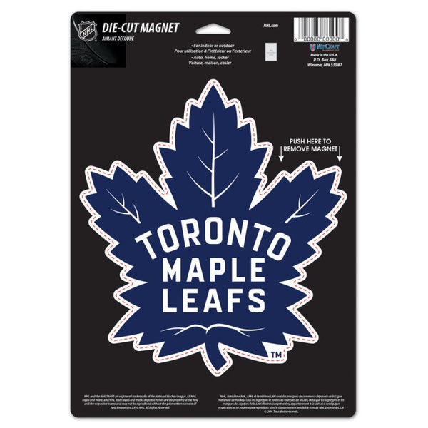 Wholesale-Toronto Maple Leafs Die Cut Logo Magnet 6.25" x 9"