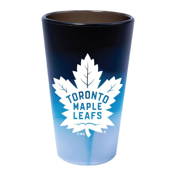 Wholesale-Toronto Maple Leafs Fashion 16 oz Silicone Pint Glass