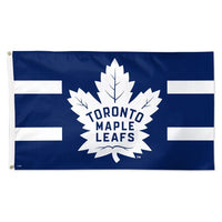 Wholesale-Toronto Maple Leafs H STRIPE Flag - Deluxe 3' X 5'