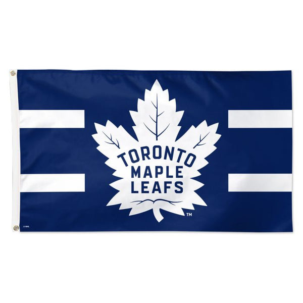 Wholesale-Toronto Maple Leafs H STRIPE Flag - Deluxe 3' X 5'