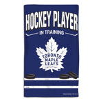 Wholesale-Toronto Maple Leafs HOCKEY PLAYER IN TRAINING Burp Cloth 10" x 17"