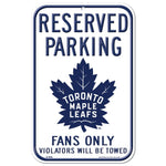 Wholesale-Toronto Maple Leafs Reserved Parking Plastic Sign 11" x 17"