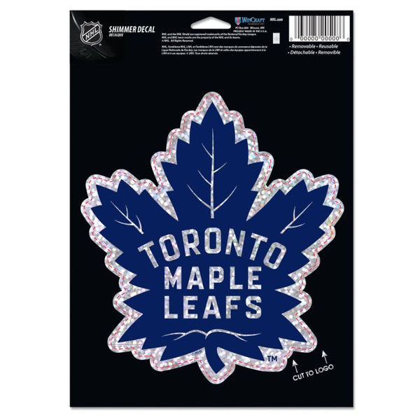 Wholesale-Toronto Maple Leafs Shimmer Decals 5" x 7"