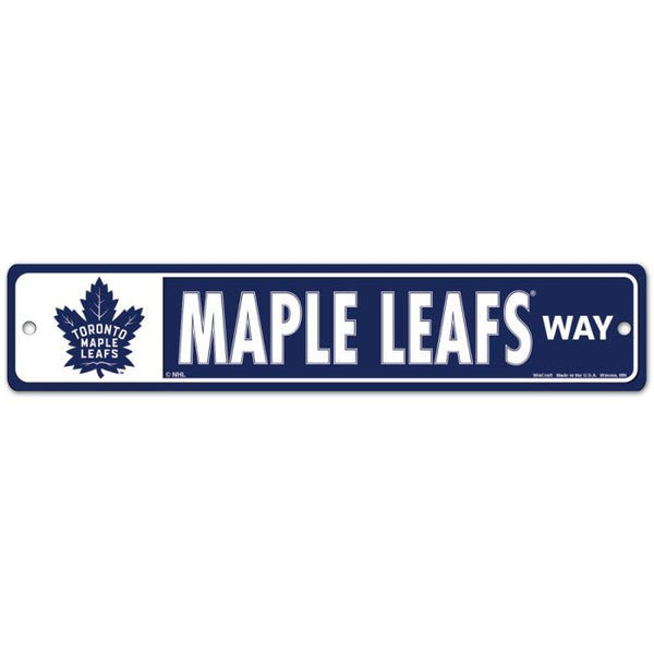 Wholesale-Toronto Maple Leafs Street / Zone Sign 3.75" x 19"