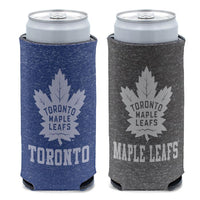 Wholesale-Toronto Maple Leafs colored heather 12 oz Slim Can Cooler