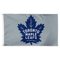 Wholesale-Toronto Maple Leafs gray Flag - Deluxe 3' X 5'