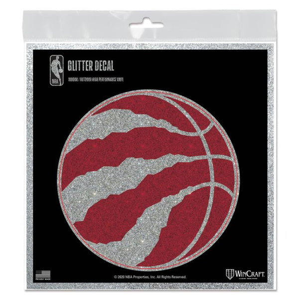 Wholesale-Toronto Raptors Decal Glitter 6" x 6"