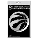 Wholesale-Toronto Raptors Decal Metallic 3" x 5"