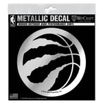 Wholesale-Toronto Raptors Decal Metallic 6" x 6"