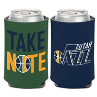 Wholesale-Utah Jazz SLOGAN Can Cooler 12 oz.