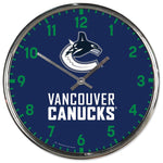 Wholesale-Vancouver Canucks Chrome Clock