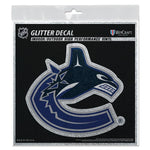 Wholesale-Vancouver Canucks Decal Glitter 6" x 6"