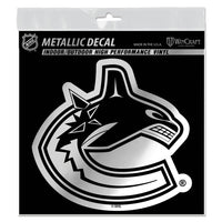 Wholesale-Vancouver Canucks Decal Metallic 6" x 6"