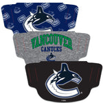 Wholesale-Vancouver Canucks Fan Mask Face Cover 3 Pack