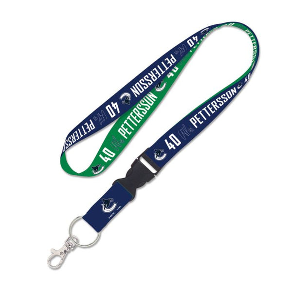 Wholesale-Vancouver Canucks Lanyard w/detachable buckle 1" Elias Pettersson