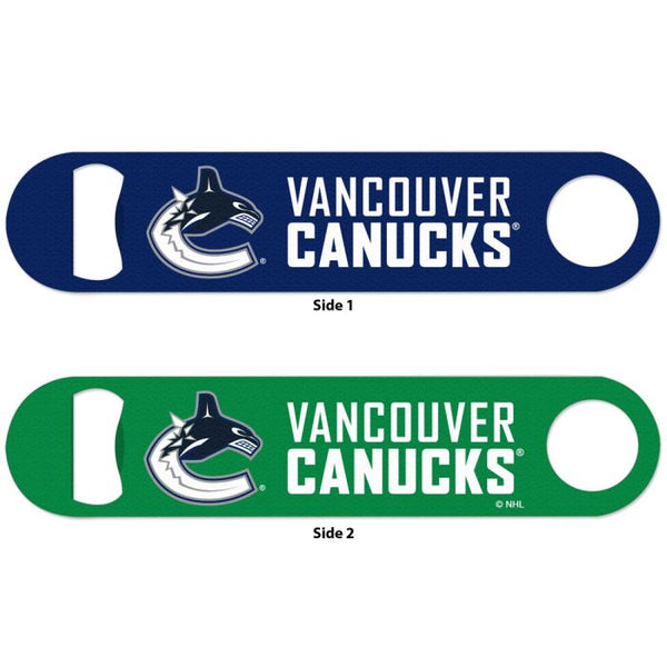 Wholesale-Vancouver Canucks Metal Bottle Opener 2 Sided