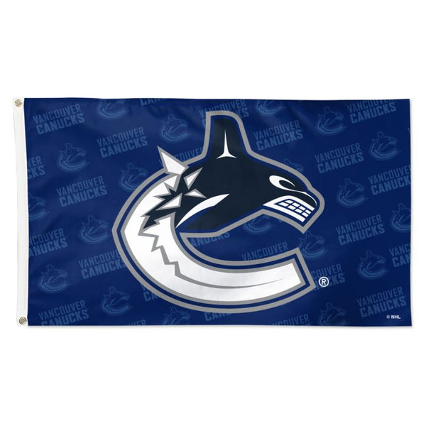 Wholesale-Vancouver Canucks STEP Flag - Deluxe 3' X 5'