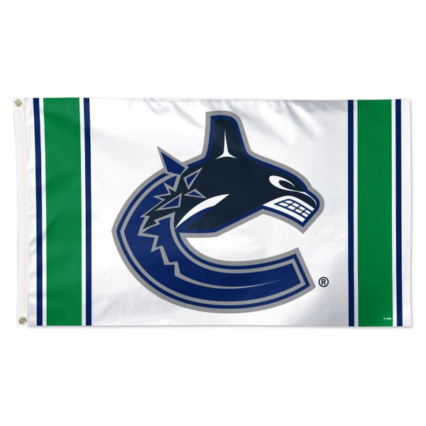 Wholesale-Vancouver Canucks Vertical stripe alternate Flag - Deluxe 3' X 5'