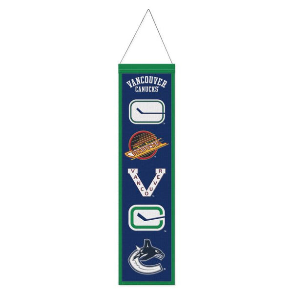 Wholesale-Vancouver Canucks Wool Banner 8" x 32"