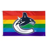 Wholesale-Vancouver Canucks pride Flag - Deluxe 3' X 5'