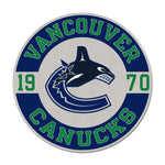 Wholesale-Vancouver Canucks round est Collector Enamel Pin Jewelry Card