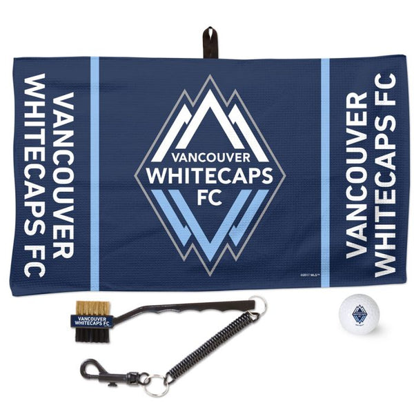 Wholesale-Vancouver Whitecaps FC Logo / Wordmark Golf Waffle Towel Set