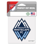 Wholesale-Vancouver Whitecaps FC Perfect Cut Color Decal 4" x 4"