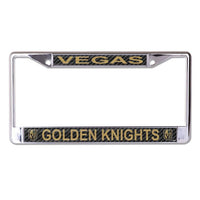 Wholesale-Vegas Golden Knights CARBON Lic Plt Frame S/L Printed