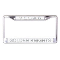 Wholesale-Vegas Golden Knights FROST Lic Plt Frame S/L Printed