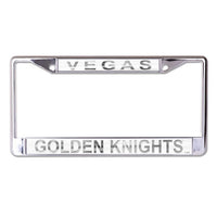 Wholesale-Vegas Golden Knights FROST Lic Plt Frame S/L Printed