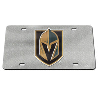 Wholesale-Vegas Golden Knights GLITTER Specialty Acrylic License Plate