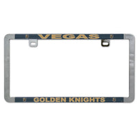 Wholesale-Vegas Golden Knights Metal Lic. Plate Frame Slim