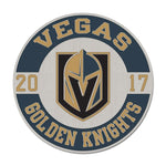 Wholesale-Vegas Golden Knights Round est Collector Enamel Pin Jewelry Card