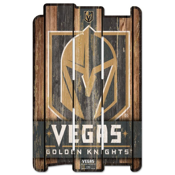 Wholesale-Vegas Golden Knights Wood Fence Sign
