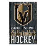Wholesale-Vegas Golden Knights Wood Sign 11" x 17" 1/4" thick