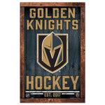 Wholesale-Vegas Golden Knights Wood Sign 11" x 17" 1/4" thick