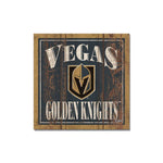 Wholesale-Vegas Golden Knights Wooden Magnet 3" X 3"