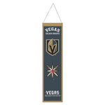 Wholesale-Vegas Golden Knights Wool Banner 8" x 32"