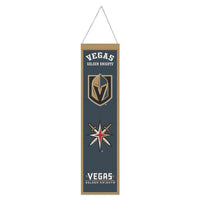 Wholesale-Vegas Golden Knights Wool Banner 8" x 32"