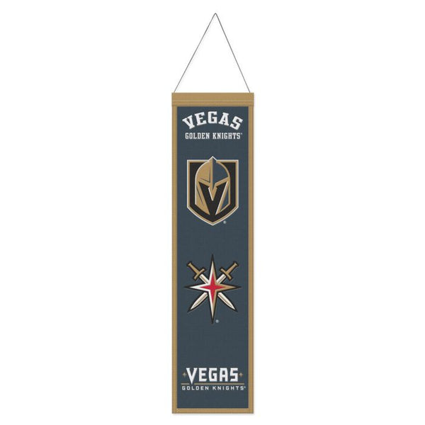 Wholesale-Vegas Golden Knights Wool Banner 8" x 32"