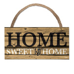 Wholesale-Vegas Golden Knights home sweet home Wood Sign w/Rope 5" x 10"