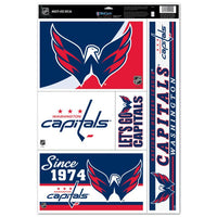 Wholesale-Washington Capitals 5 Decals Multi Use Decal 11" x 17"