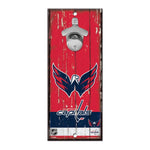 Wholesale-Washington Capitals Bottle Opener Sign 5x11