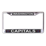 Wholesale-Washington Capitals CARBON Lic Plt Frame S/L Printed