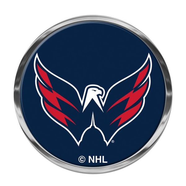 Wholesale-Washington Capitals Chrome Metal Domed Emblem