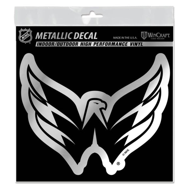 Wholesale-Washington Capitals Decal Metallic 6" x 6"