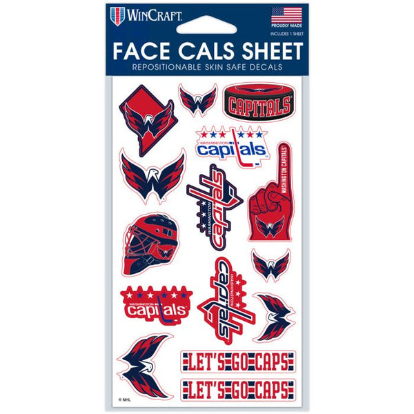 Wholesale-Washington Capitals Face Cals 4" x 7"