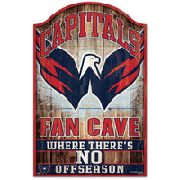 Wholesale-Washington Capitals Fan Cave Wood Sign 11" x 17" 1/4" thick